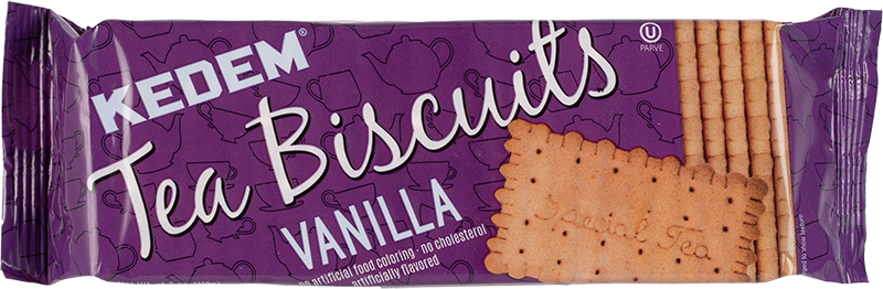 Kedem Galletas Tea Biscuits Sabor Vainilla 119 G