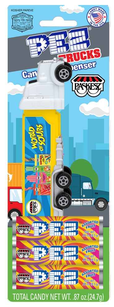 Paskesz Pastillas PEZ Dispensador Camioncitos 25 G