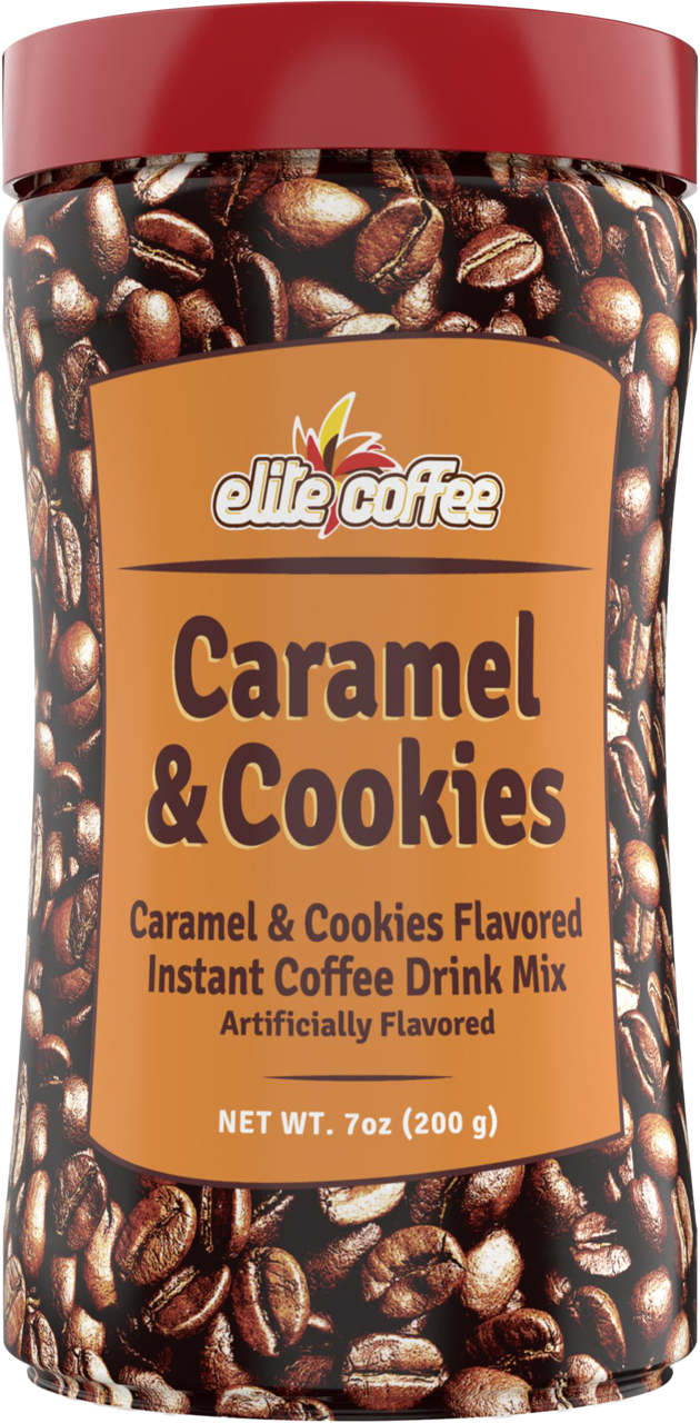 Elite Café Instantáneo Sabor Caramelo Y Galleta 198 G