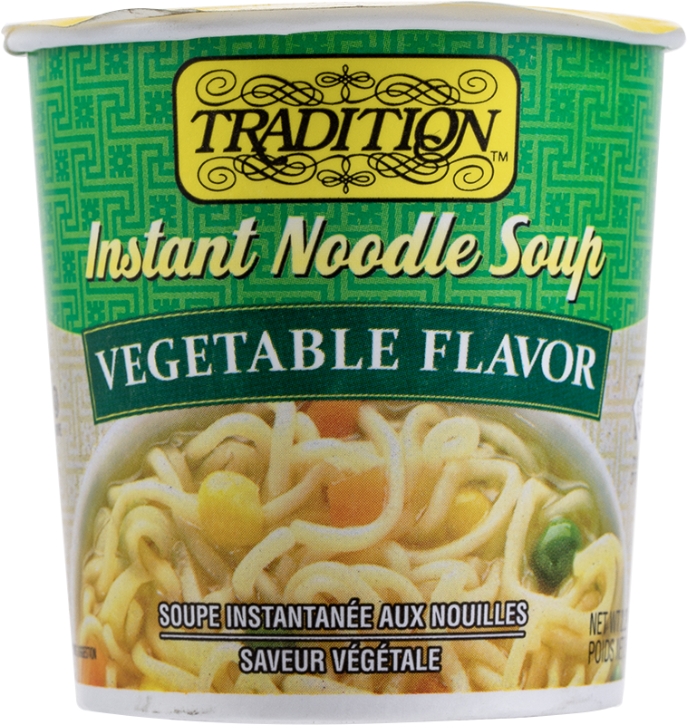 Tradition Sopa De Vaso Instantánea De Fideos Sabor Verduras 65 G