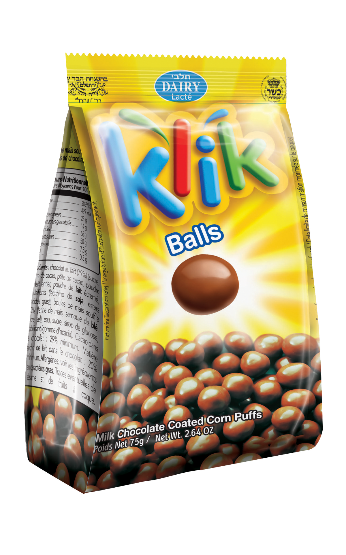 Klik Bolitas Cubiertas De Chocolate 75 G