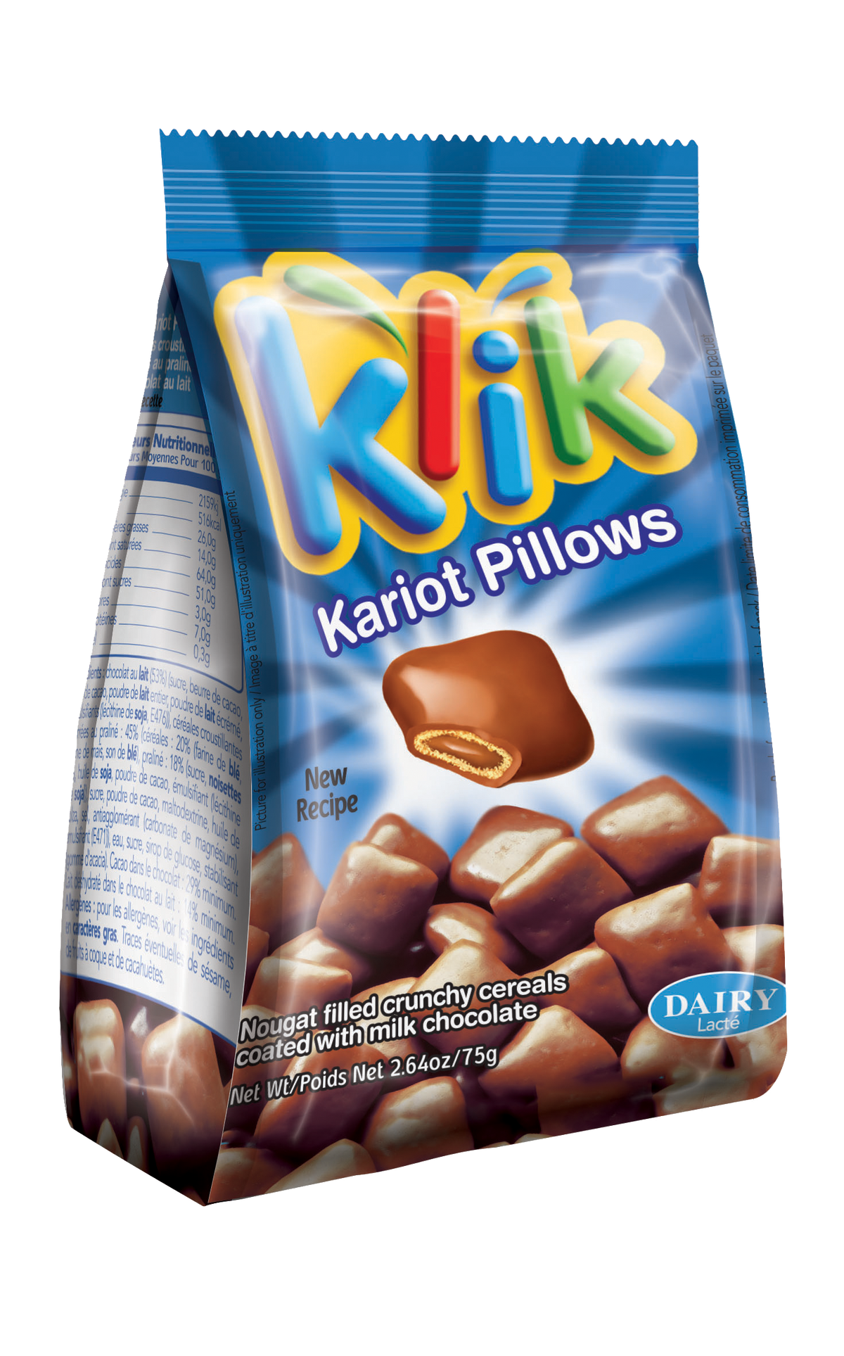 Klik Almohadillitas De Cereal Con Chocolate 75 G
