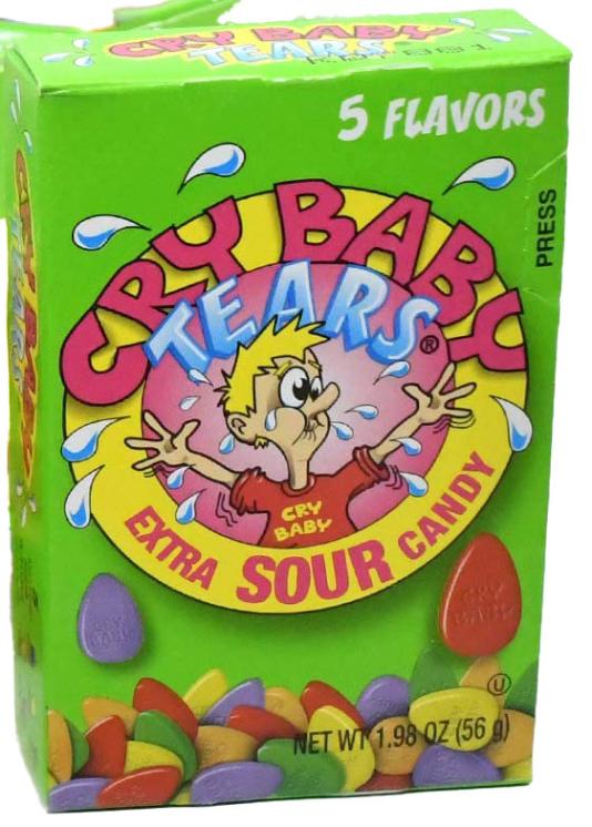 Concord Cajita De Caramelos Ácidos Cry Baby Tears 56 G