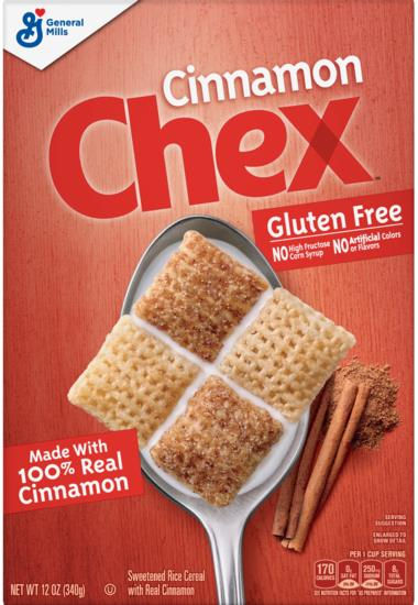 General Mills Cereal Cinnamon Chex 340 G