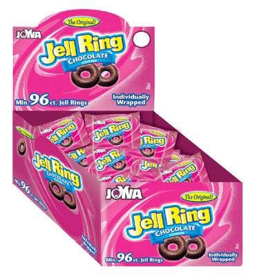 Joyva Jell Ring Anillos De Gelatina Cubierto De Chocolate 15gr