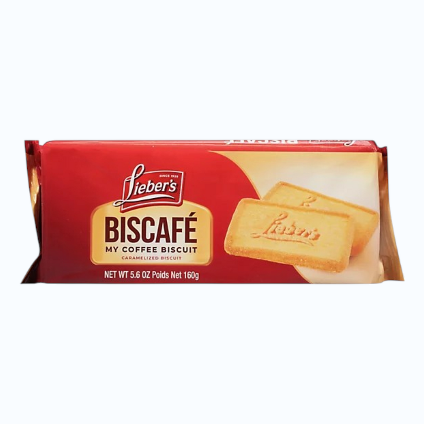 Liebers Biscafe Galletas Sabor Caramelo 160gr