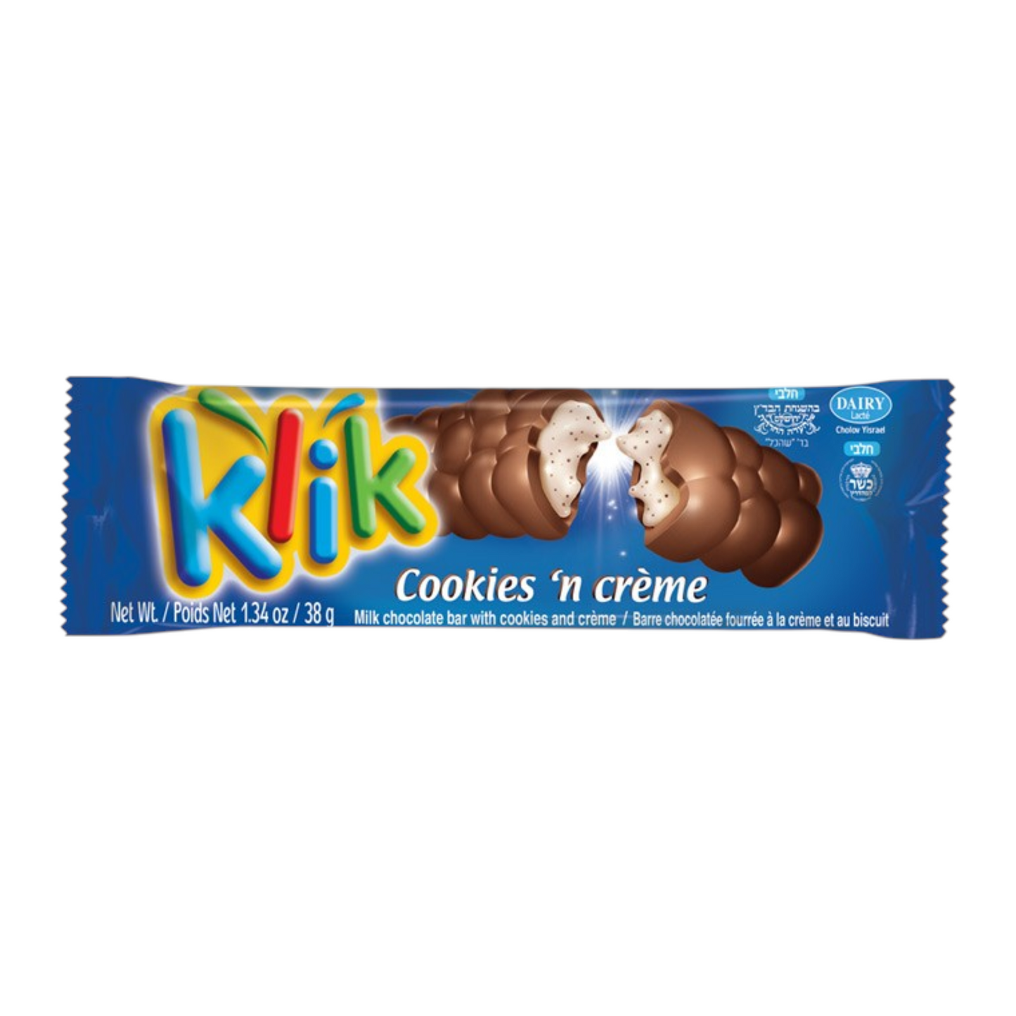 Paskesz Klik Chocolate Rellena De Galleta con Crema