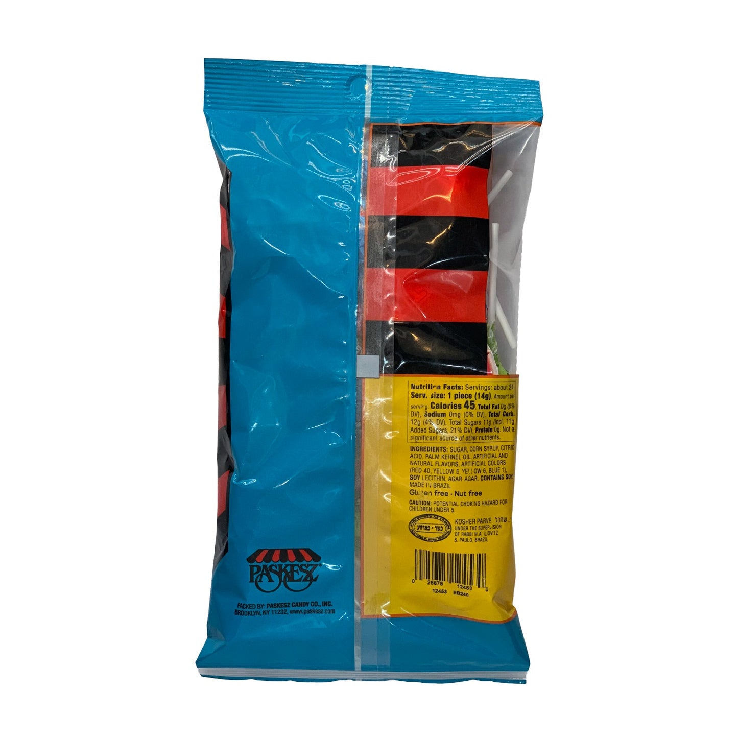 Paskesz Chewzy Pop Paleta Rellenas De Taffy Acido