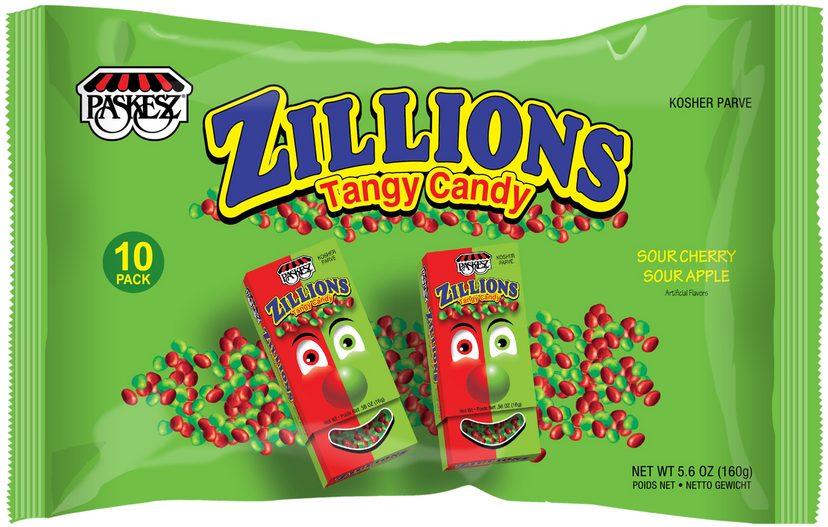 Paskesz Zillions Caramelos Masticables Cereza / Manzana 159 G