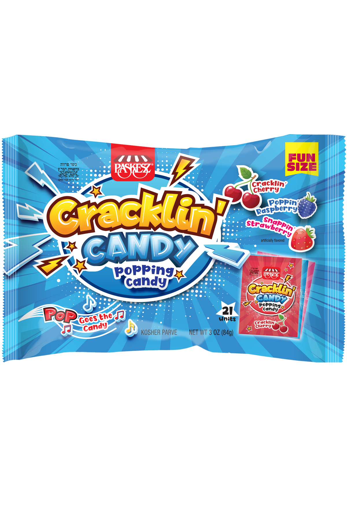 Paskesz Cracklin’ Caramelos Explosivos Pop 85 G