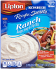 Lipton Mezcla De Aderezo Sabor Ranch 68 G