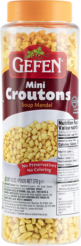 Gefen Mini Crotones Para Sopa 369 G