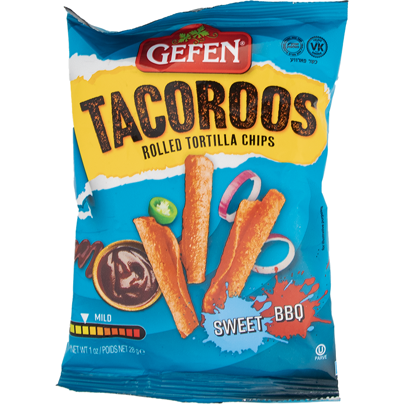 Gefen Tacorros BBQ Dulce Chico 28 G
