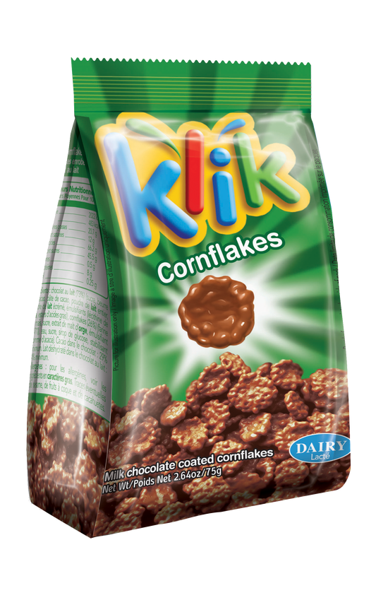 Klik Hojuelas De Maíz Cubiertas De Chocolate 75 G