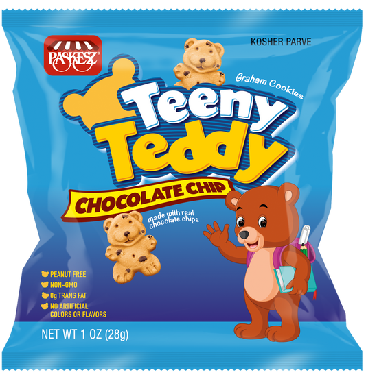 Paskesz Teeny Teddy Mini Galletas Con Chispas De Chocolate 28 G