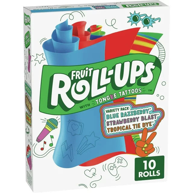 Betty Crocker Fruit By The Foot Paquete Variado De Fruit Roll-Up Sabor Fruta 142 G