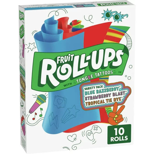 Betty Crocker Fruit By The Foot Paquete Variado De Fruit Roll-Up Sabor Fruta 142 G