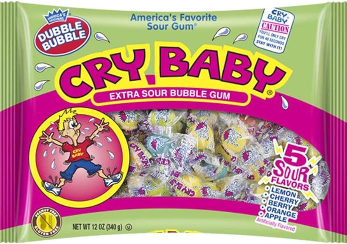 Concord Bolsa De Chicles Ácidos Cry Baby 340 G