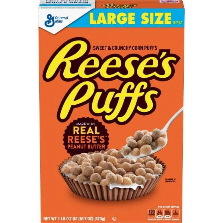 General Mills Cereal Reese's Peanut Butter Puffs 473 G