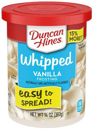 Duncan Hines Betún Sabor Vainilla 397 G