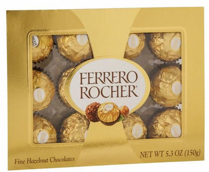 Ferrero Rocher Chocolate (12 Pzas) 150 G