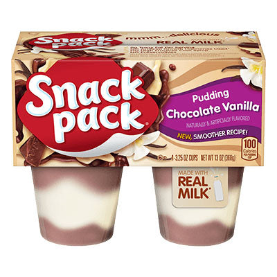 Hunts Pudín Lácteo Sabor Chocolate Y Vainilla 369 G