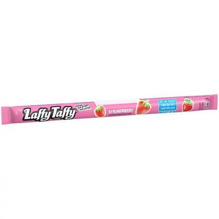 Laffy Taffy Tira De Caramelo Masticable Sabor Fresa 23 G