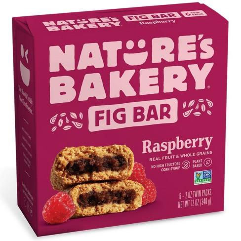 Natures Bakery Barras De Higo Con Frambuesa (Paquete De 6)
