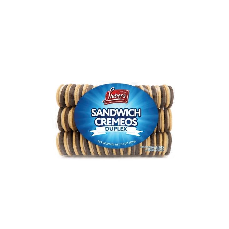 Liebers Galleta Sandwich De Chocolate Y Vainilla 335gr