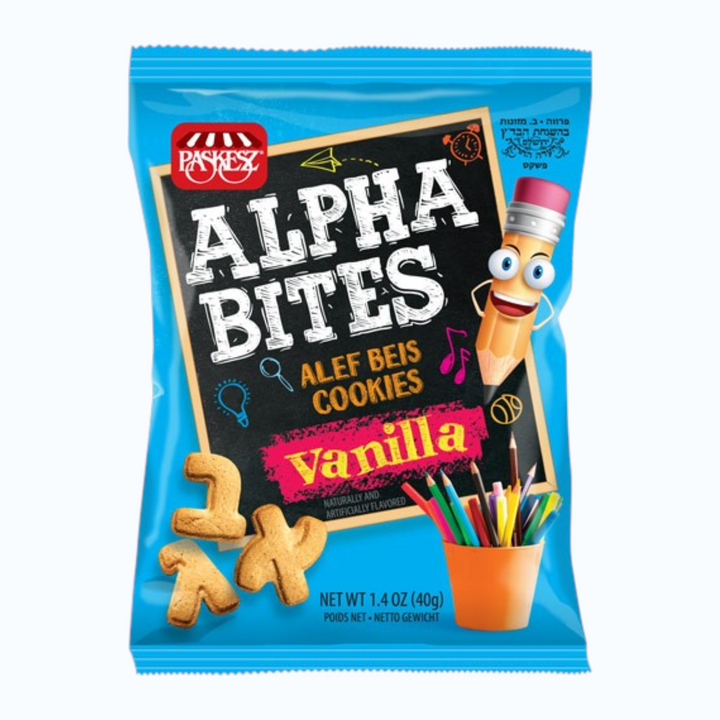 Paskesz Alpha Bites Snack De Vainilla 40gr