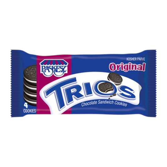 Galletas de Chocolate Paskesz Trios Snack Packs 20 Piezas