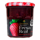 Frasco de vidrio de mermelada de fresa Naturasol de 360g con tapa a cuadros rojos y blancos de la tienda Shefa