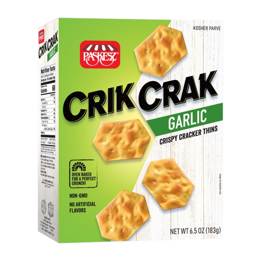 Paskesz Galletas Crujientes Crik Crak Ajo 184gr