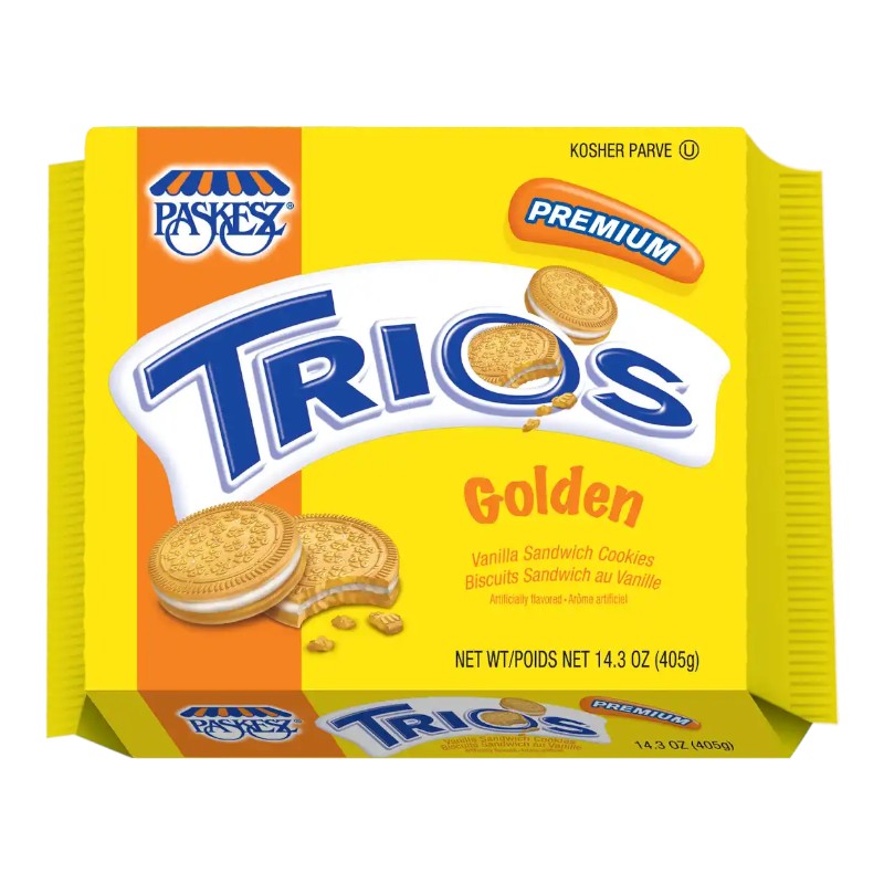 Paskesz Trios Galletas De Vainilla 405gr