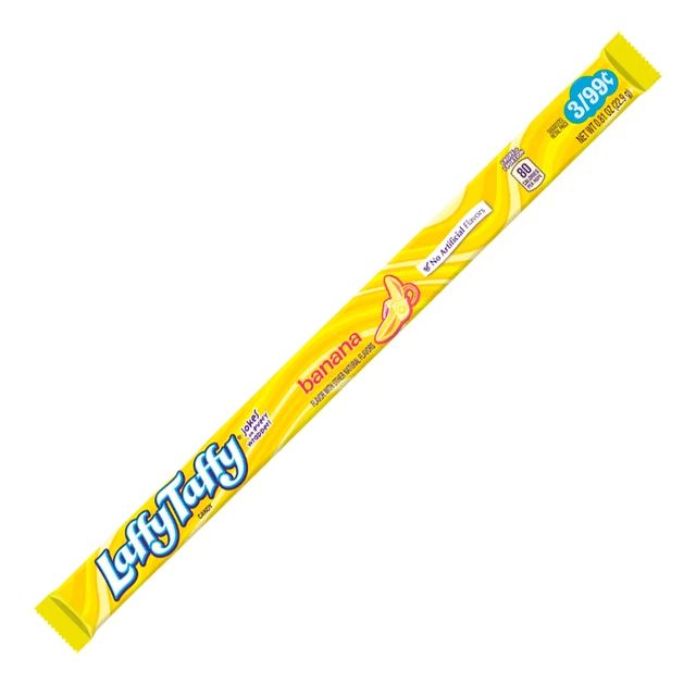 Laffy Taffy Tira De Caramelo Masticable Sabor Plátano 23 G