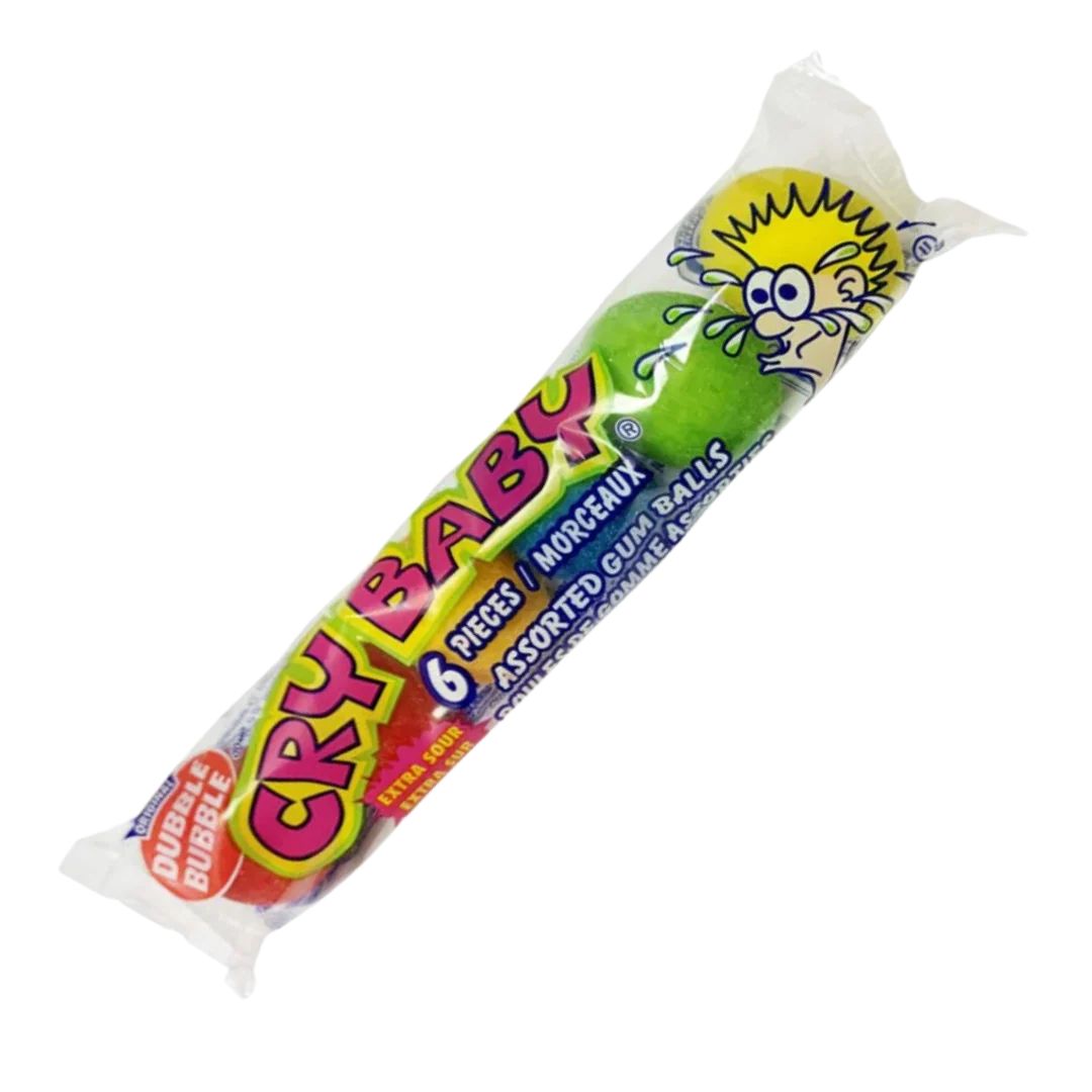Cry Baby Bolitas De Chicle Sabor Ácidos Tears 18 G