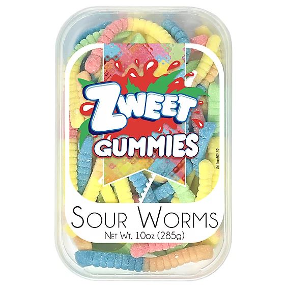 Zweet Gomitas En Forma De Gusanitos Ácidos 283 G