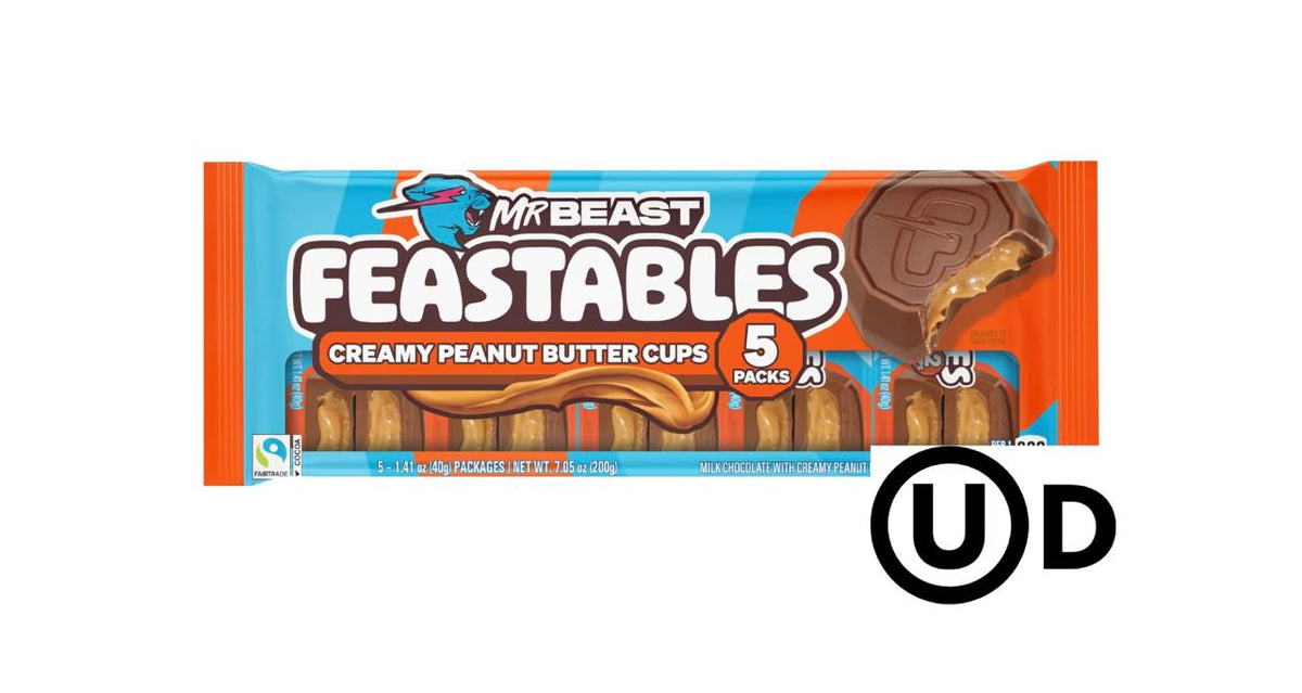 Feastables Tazas De Chocolate Con Crema De Cacahuate (5 Pzas) 200 G